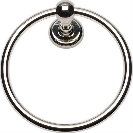 Atlas Homewares EMMTR-PN Emma Bath Towel Ring Polished Nickel