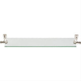 Atlas Homewares LGSF-PN Legacy Bath Glass Shelf 24" Polished Nickel
