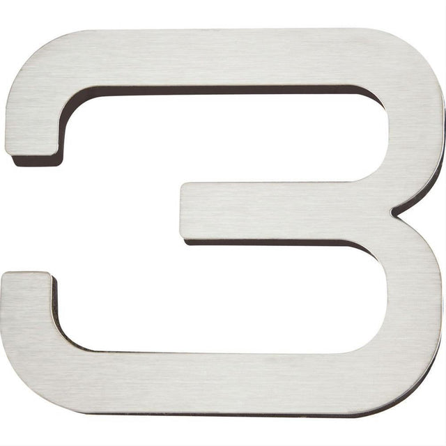 Atlas Homewares PGN3-SS Paragon Stainless Steel House Number