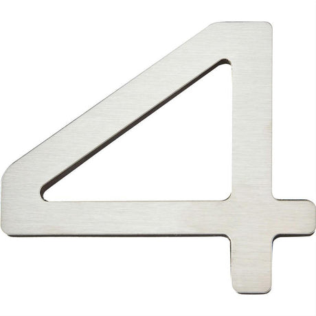 Atlas Homewares PGN4-SS Paragon Stainless Steel House Number