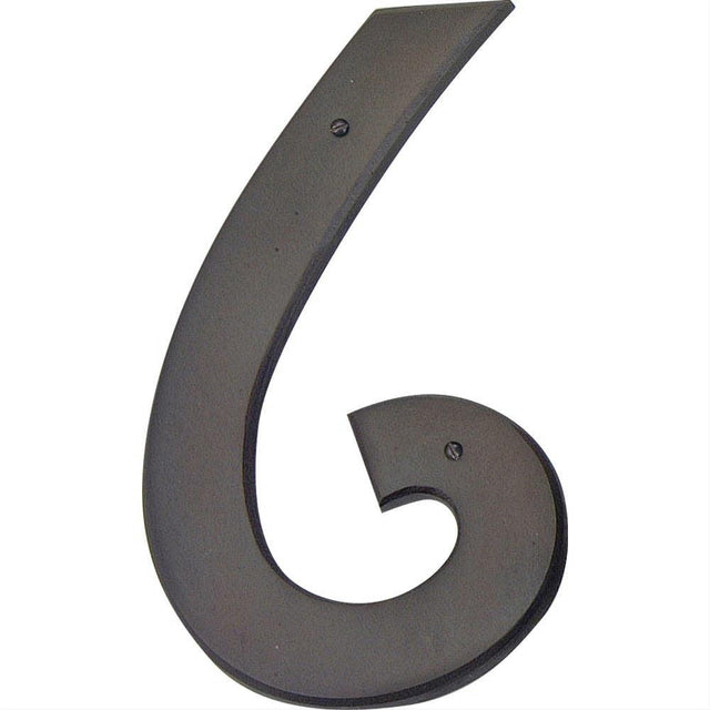 Atlas Homewares RCN6-O Mission House Number Aged Bronze