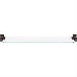 Atlas Homewares SUTSF-VB Sutton Place Bath Glass Shelf 24" Venetian Bronze