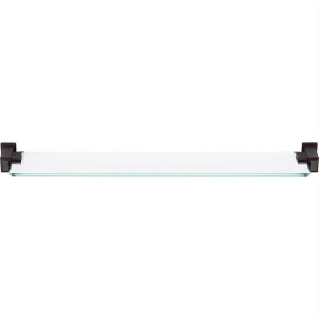Atlas Homewares SUTSF-VB Sutton Place Bath Glass Shelf 24" Venetian Bronze