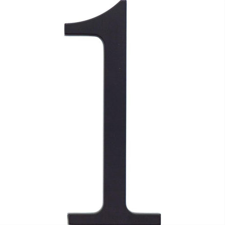 Atlas Homewares TRN1-BL Traditionalist House Number Matte Black
