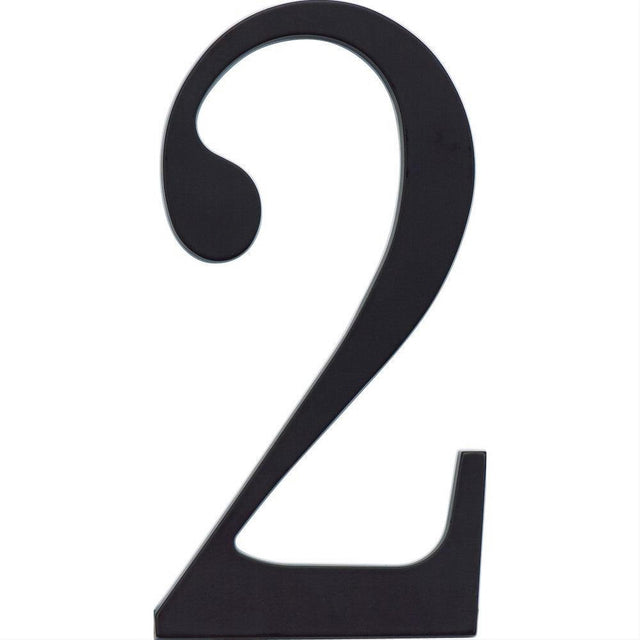 Atlas Homewares TRN2-BL Traditionalist House Number Matte Black