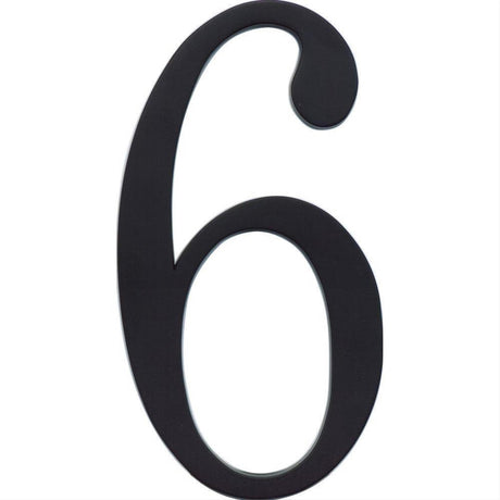 Atlas Homewares TRN6-BL Traditionalist House Number Matte Black