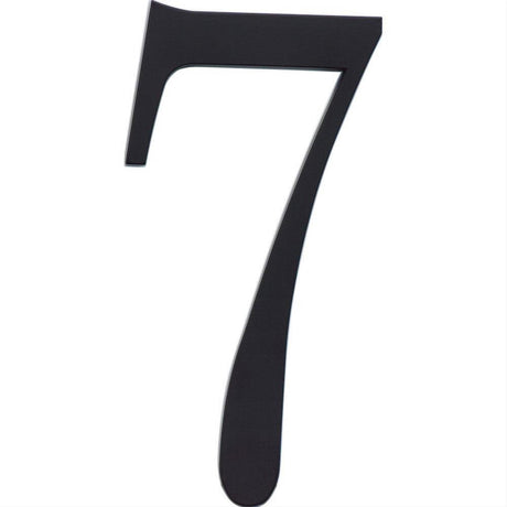 Atlas Homewares TRN7-BL Traditionalist House Number Matte Black