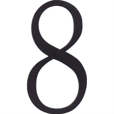 Atlas Homewares TRN8-BL Traditionalist House Number Matte Black