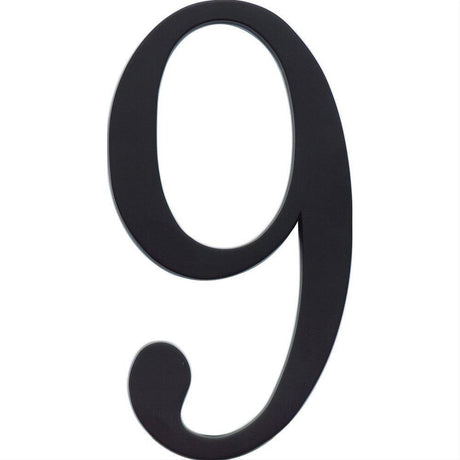 Atlas Homewares TRN9-BL Traditionalist House Number Matte Black