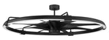 Craftmade AXL57FB8 flat black ceiling fan blades included