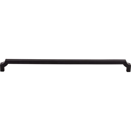 Top Knobs TK3026BLK Davenport 12" Center to Center Bar Pull Flat Black
