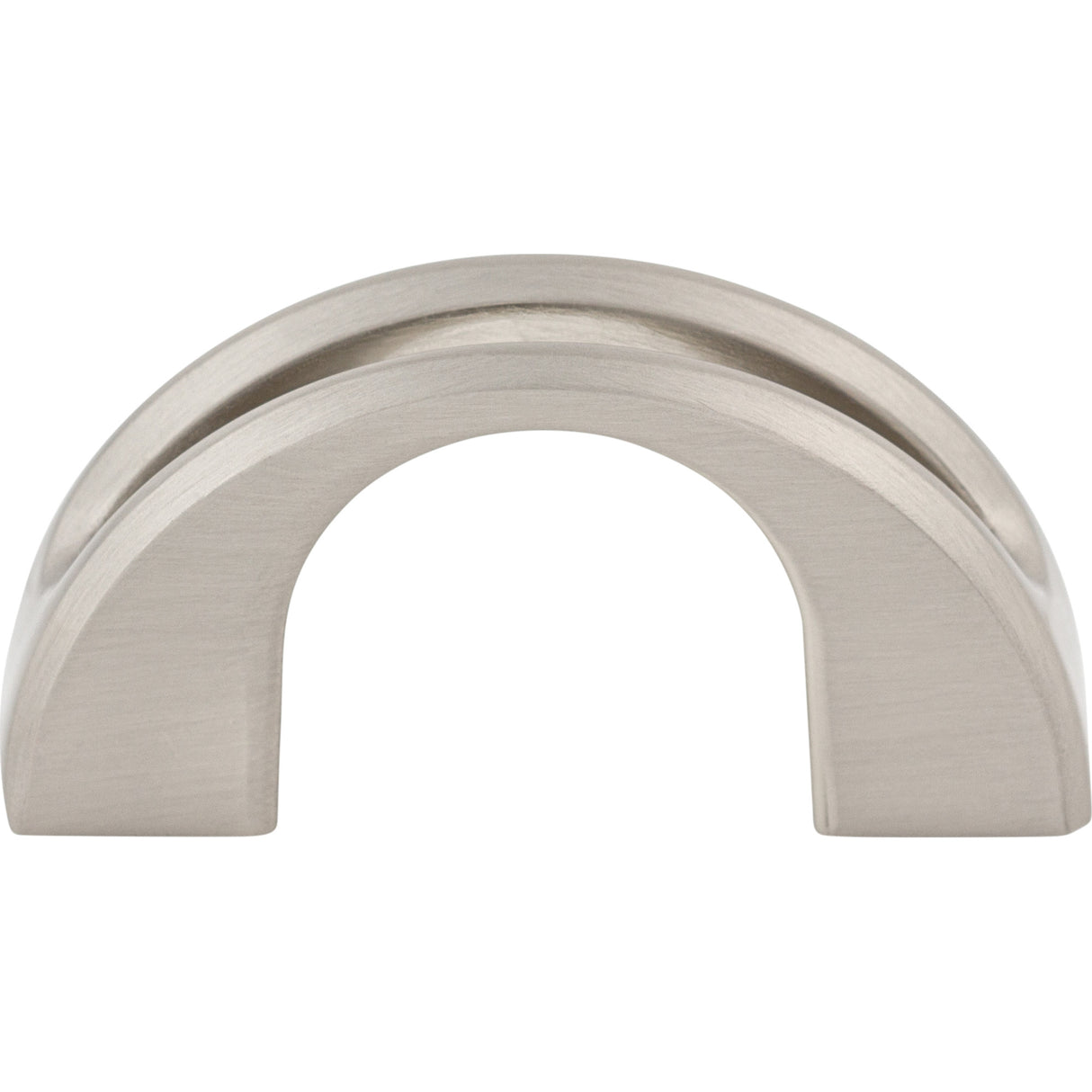 Top Knobs TK617BSN Tango U 1 1/4" Center to Center Finger Pull Brushed Satin Nickel