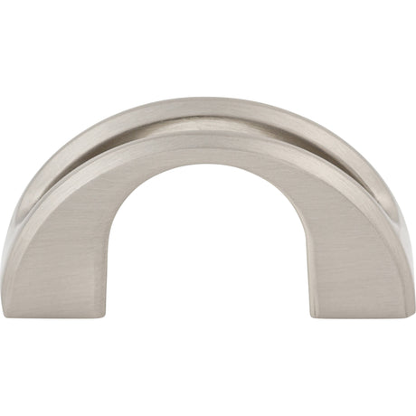 Top Knobs TK617BSN Tango U 1 1/4" Center to Center Finger Pull Brushed Satin Nickel