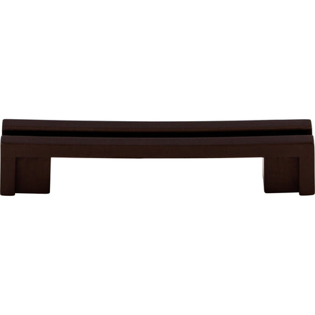 Top Knobs TK55ORB Flat Rail 3 1/2" Center to Center Bar Pull Oil Rubbed Bronze