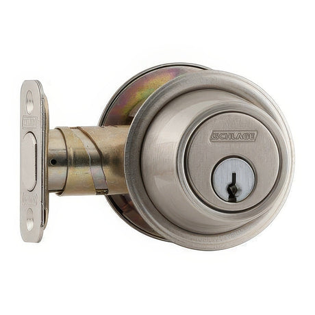 Schlage Commercial B560P619 satin nickel single cylinder deadbolt