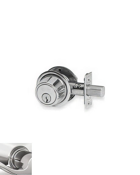 Schlage Commercial B560R625 polished chrome single cylinder deadbolt