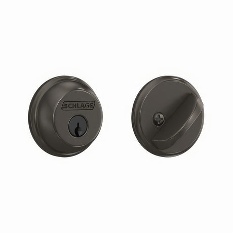 Schlage B60626 satin chrome single cylinder deadbolt