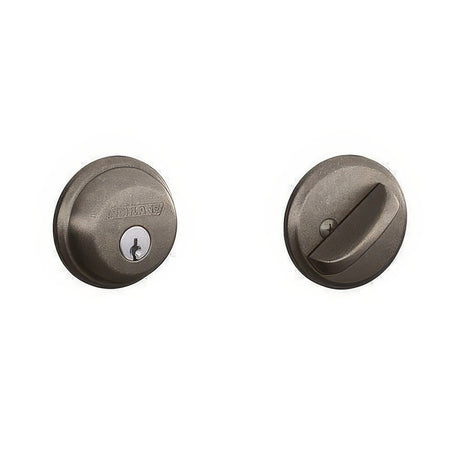 Schlage B60620 antique pewter single cylinder deadbolt