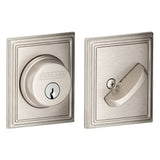 Schlage B60ADD619 satin nickel single cylinder deadbolt