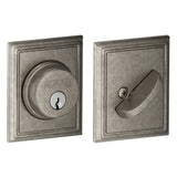 Schlage B60ADD621 distressed nickel single cylinder deadbolt