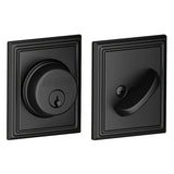 Schlage B60ADD622 matte black single cylinder deadbolt