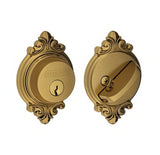 Schlage B60BRK609 antique brass single cylinder deadbolt