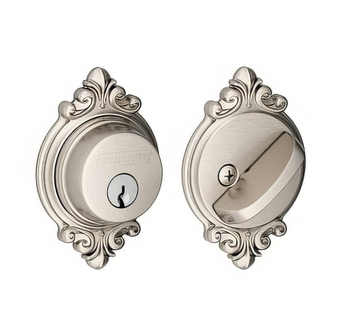 Schlage B60BRK619 satin nickel single cylinder deadbolt