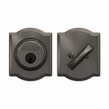Schlage B60CAM530 black stainless single cylinder deadbolt