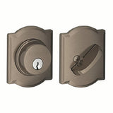 Schlage B60CAM620 antique pewter single cylinder deadbolt
