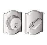 Schlage B60CAM625 polished chrome single cylinder deadbolt