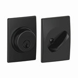 Schlage B60CEN622 matte black single cylinder deadbolt