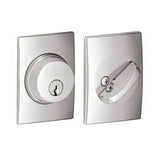 Schlage B60CEN625 polished chrome single cylinder deadbolt