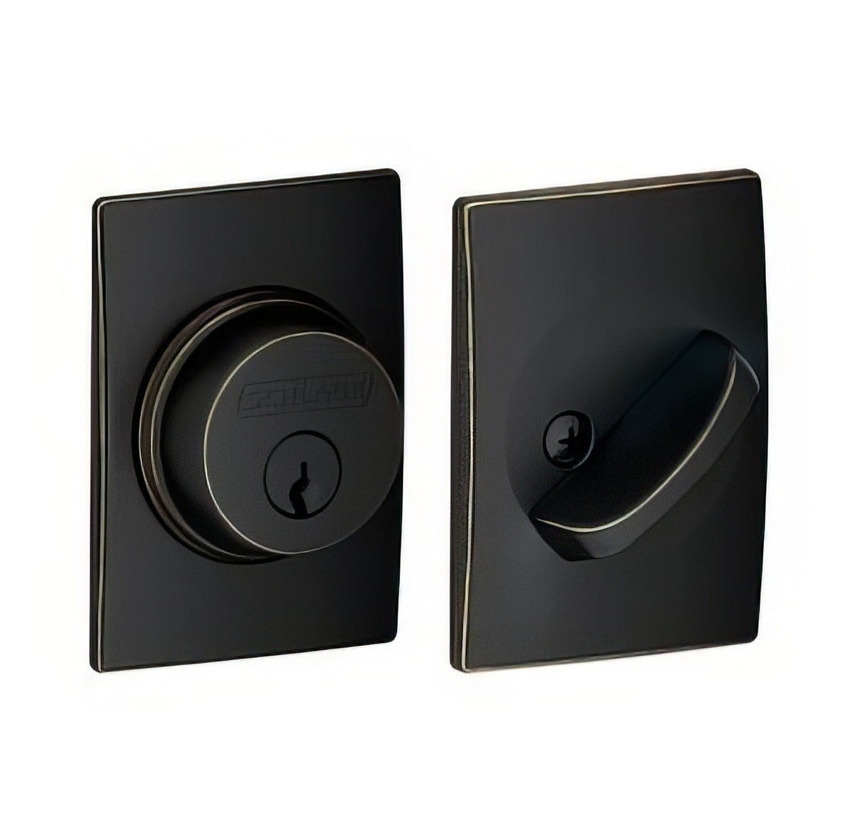 Schlage B60CEN716 aged bronze single cylinder deadbolt