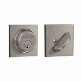 Schlage B60COL619 satin nickel single cylinder deadbolt