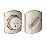 Schlage B60GRW619 satin nickel single cylinder deadbolt