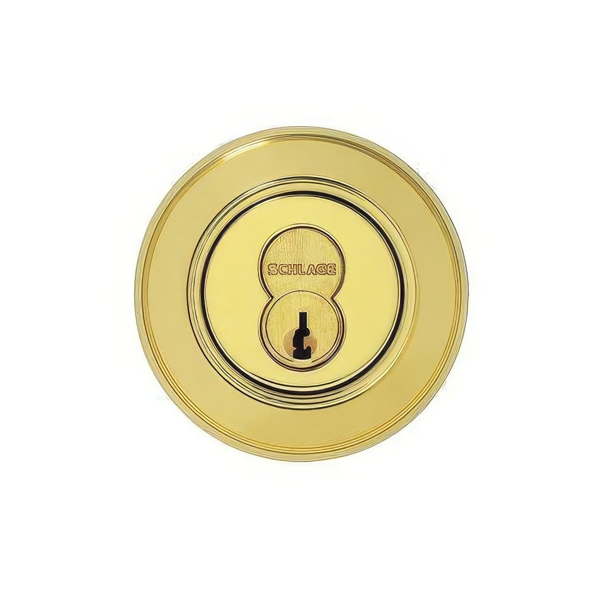 Schlage B660B605 B600-Series single cylinder deadbolt, additional view