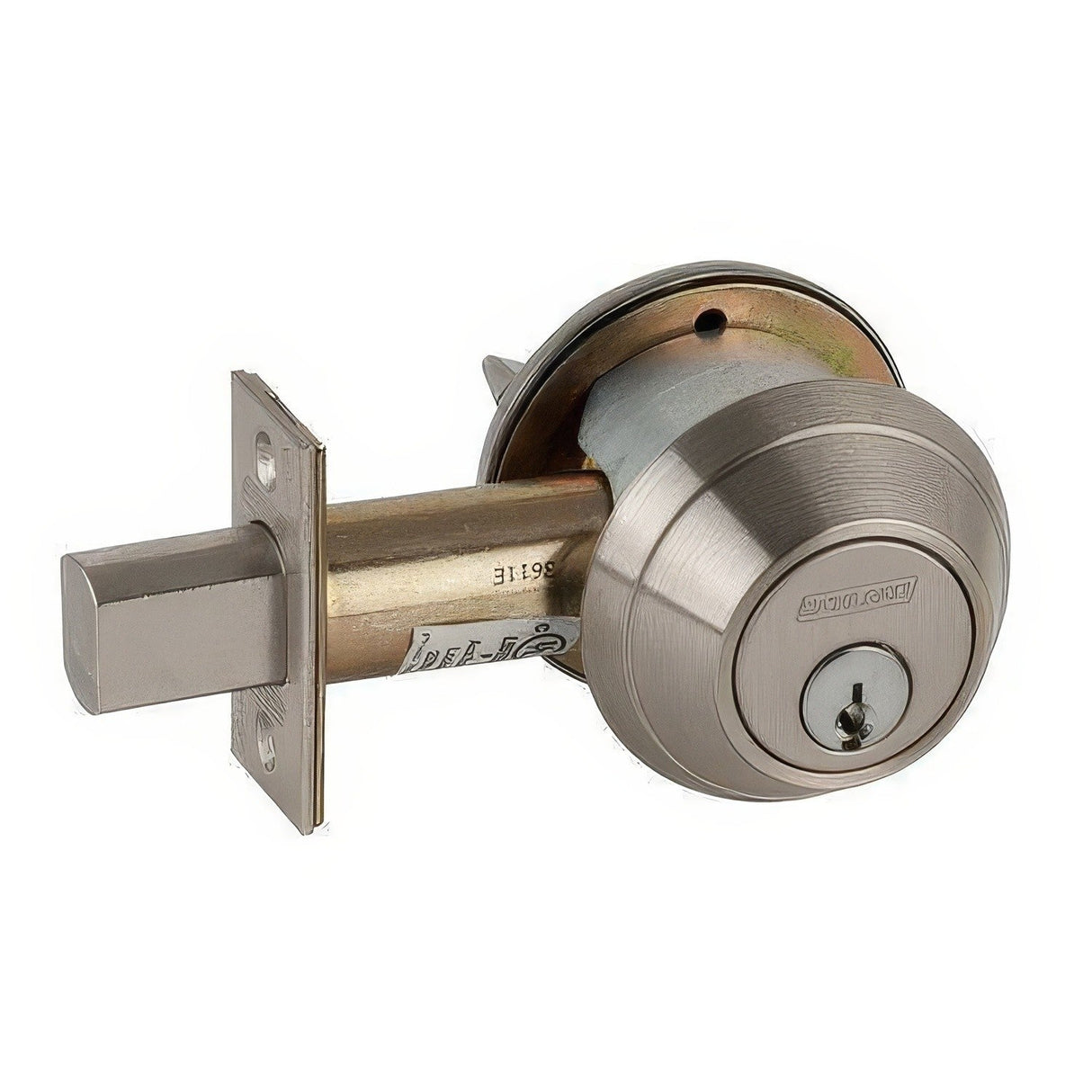 Schlage Commercial B660P619 satin nickel single cylinder deadbolt