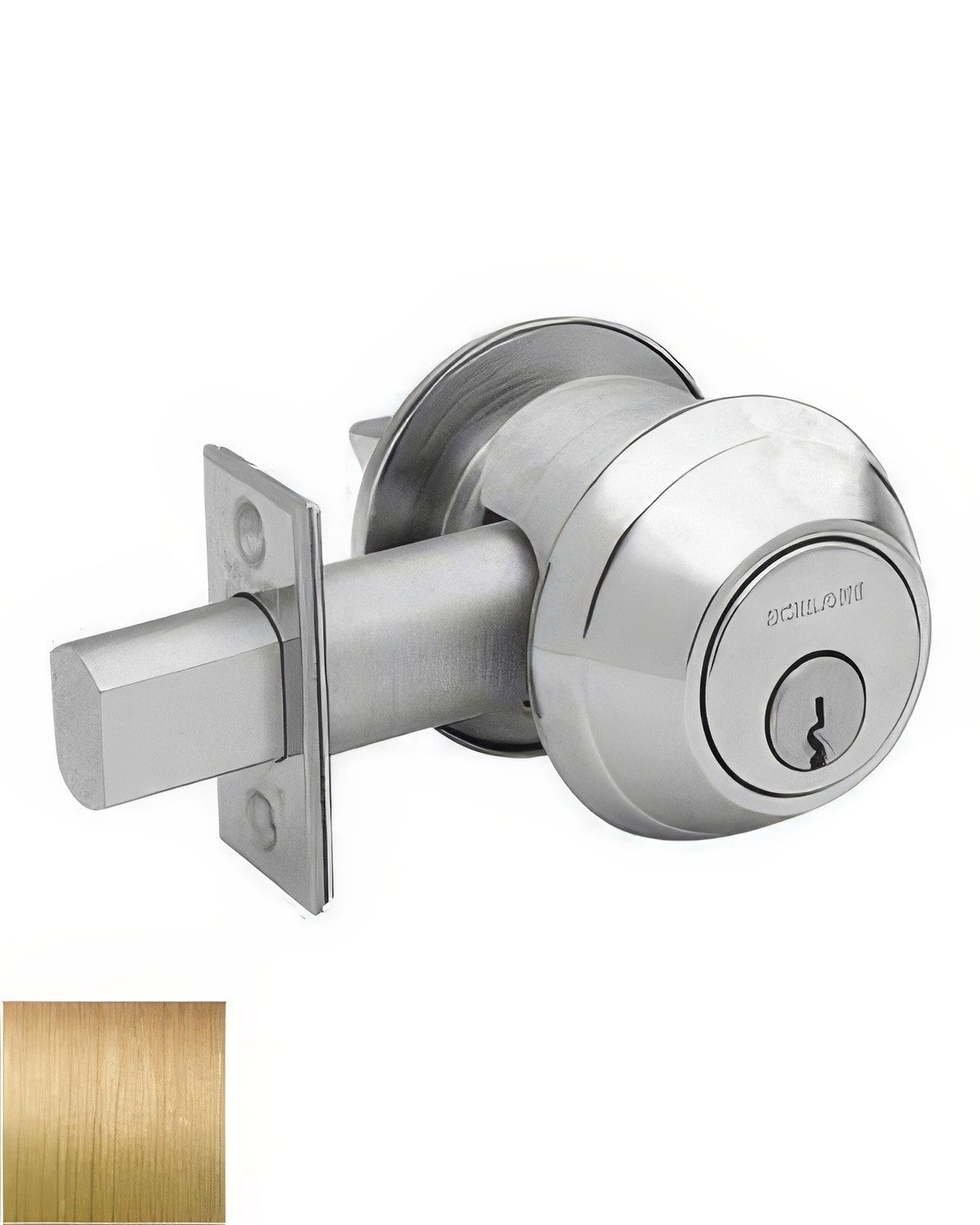Schlage B660R612 B600-Series single cylinder deadbolt, additional view