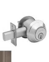 Schlage B660R613 B600-Series single cylinder deadbolt, additional view