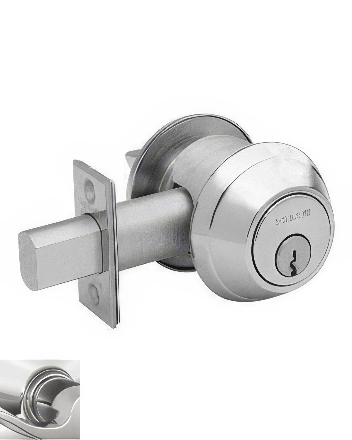 Schlage B660R625 B600-Series single cylinder deadbolt, additional view
