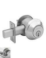 Schlage B660R625 B600-Series single cylinder deadbolt, additional view