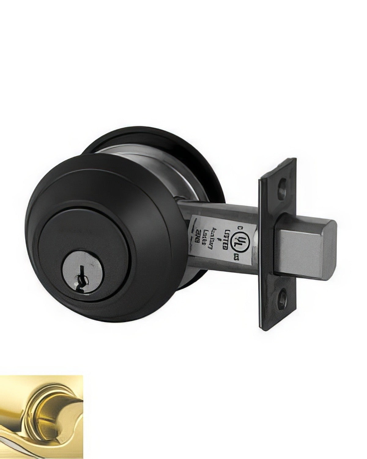 Schlage Commercial B662P605 polished brass double cylinder deadbolt