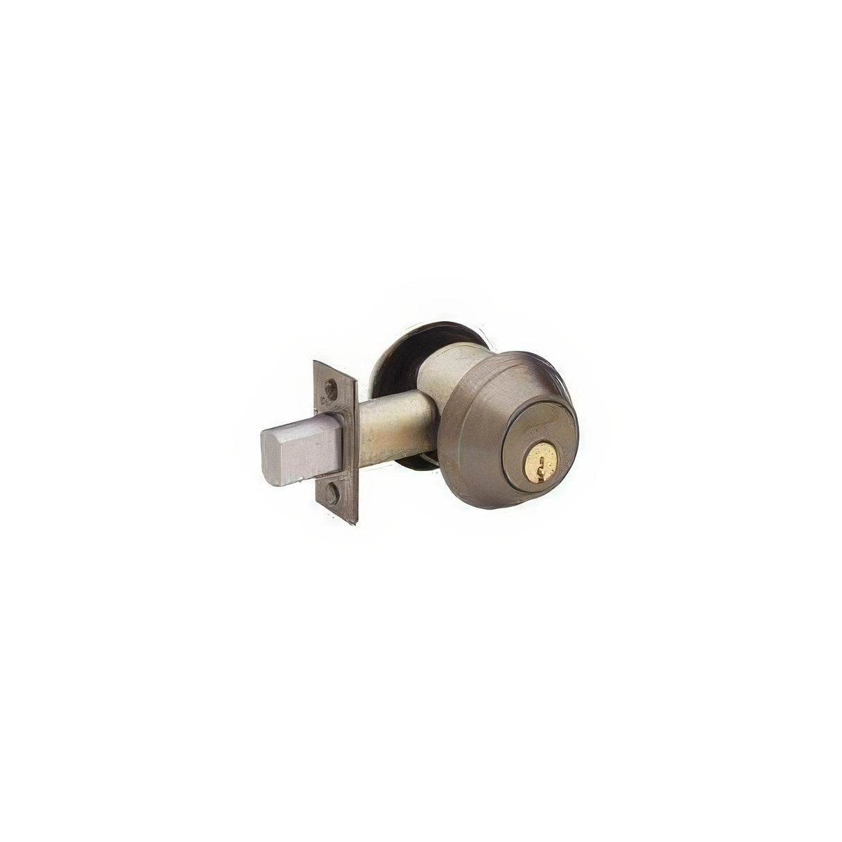 Schlage Commercial B664P609 antique brass one sided keyed deadbolt