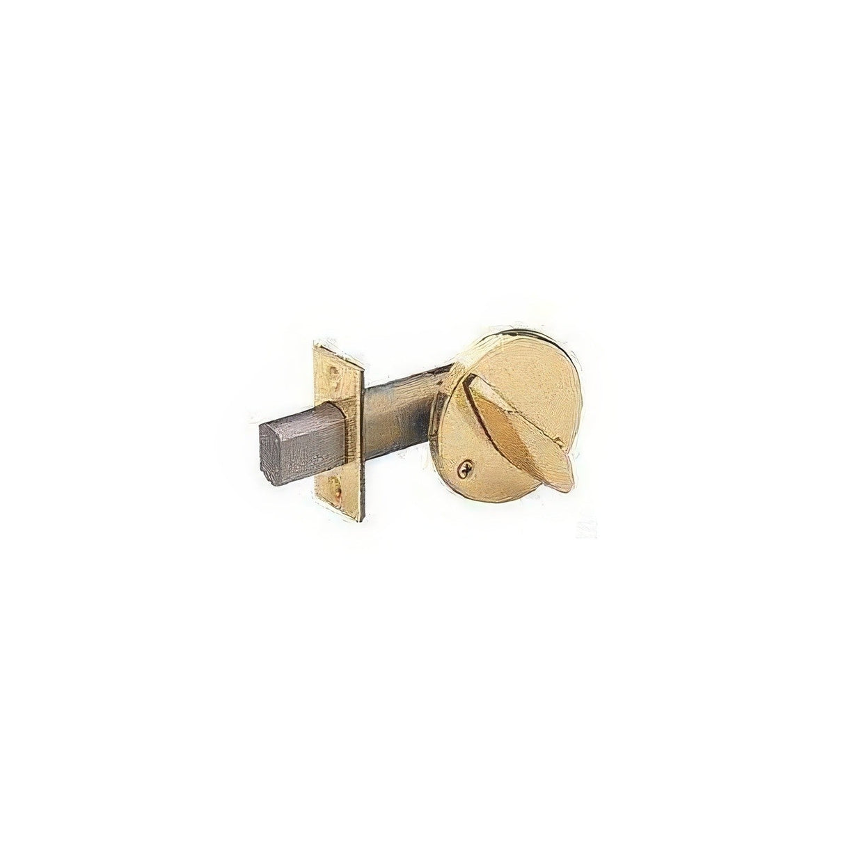 Schlage Commercial B680605 polished brass single sided deadbolt
