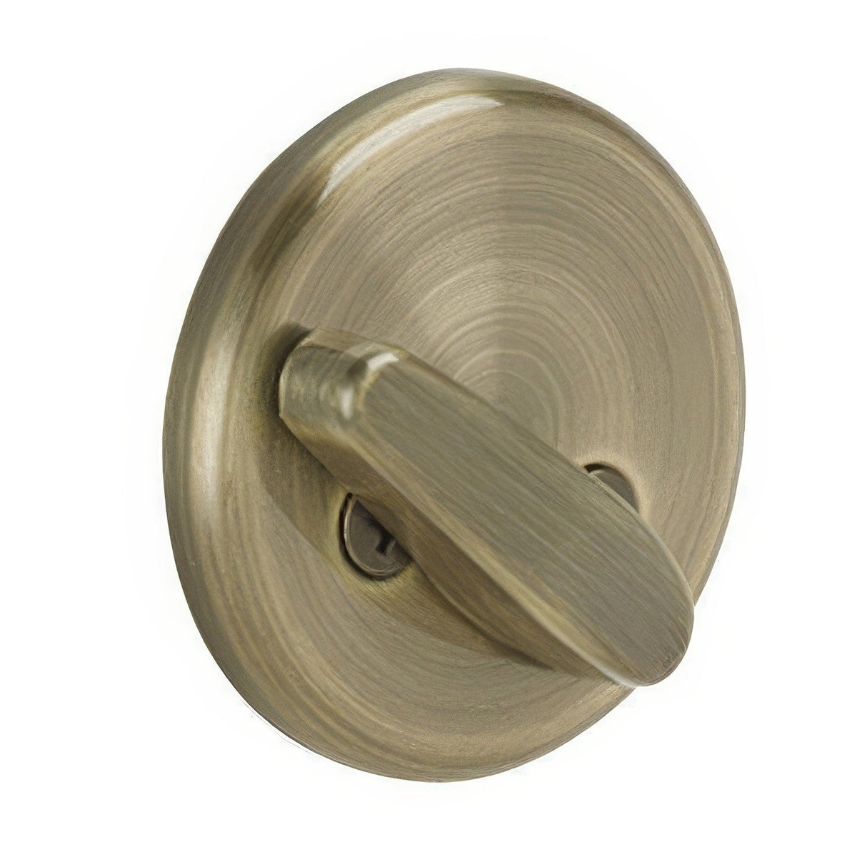 Schlage B80609 antique brass one sided deadbolt