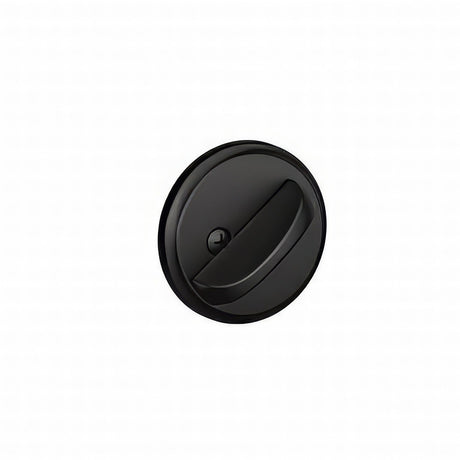 Schlage B80622 matte black one sided deadbolt