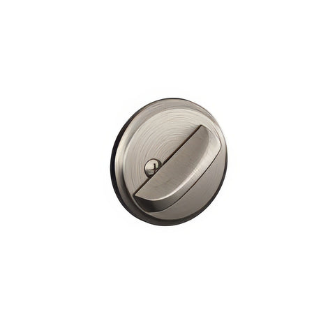Schlage B81619 satin nickel one sided deadbolt