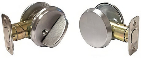 Schlage B81626 satin chrome one sided deadbolt