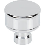 Top Knobs TK3411PC Lavington 1 1/4" Length Round Knob Polished Chrome