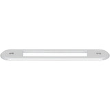 Top Knobs TK3352PC Brockwell 3 3/4" Center to Center Pull Backplate Polished Chrome